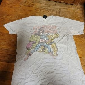 Captian America Marvel Comics t-shirt VTG mens small disney